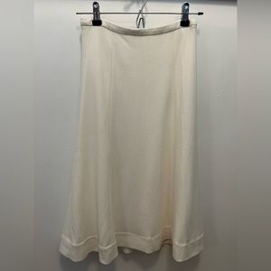 Babaton Pull On White Skirt